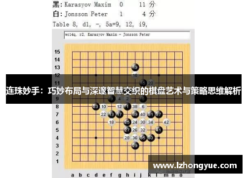 连珠妙手：巧妙布局与深邃智慧交织的棋盘艺术与策略思维解析